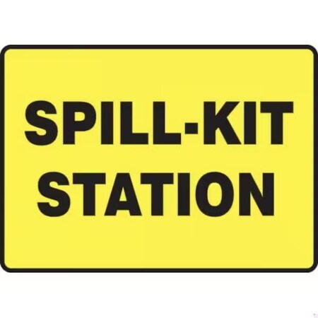 Accuform Safety Sign SPILLKIT STATION 7 in x SHMCHL563XT